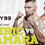 Visuel officiel du combat Diaguely Camara vs Robin Ciric 2
