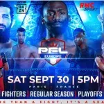 L'affiche du PFL Paris qui se déroulera le 30 septembre 2023. 