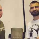 Benoit Saint-Denis avec Yoann Jacquemain, l'un de ses nouveaux coachs. 