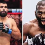 Benoit Saint-Denis et Cédric Doumbé, deux des combattants français de MMA les plus populaires. 