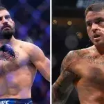 Benoit Saint-Denis et Dustin Poirier. 