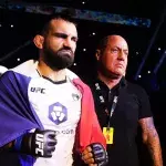 Benoit Saint-Denis à l'UFC Paris 2024. 