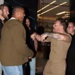 Ciryl Gane et Conor McGregor ensemble à Cannes. 