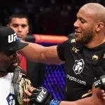 Ciryl Gane et Fernand Lopez à l'UFC 265. 