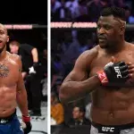 Ciryl Gane et Francis Ngannou. 