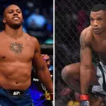 Ciryl Gane et Jailton Almeida dans la cage