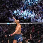 Ciryl Gane à l'UFC Paris