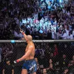 Ciryl Gane à l'UFC Paris