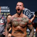 CM Punk à la pesée de son premier combat à l'UFC