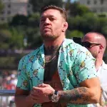 Conor McGregor au GP de F1 de Monaco. 