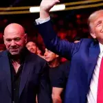Dana White et Donald Trump 