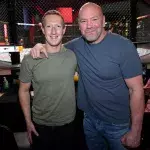 Dana White et Mark Zuckerberg
