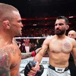Dustin Poirier et Benoit Saint-Denis.