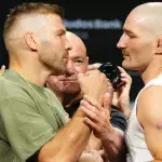 Face à face entre Sean Strickland et Dricus du Plessis