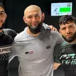 Fares Ziam, Khamzat Chimaev et Arman Tsarukyan