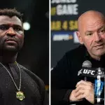 Francis Ngannou et Dana White.