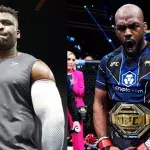 Francis Ngannou et Jon Jones 