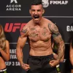 Gabriel Miranda à la pesée de l'UFC