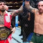 Ilia Topuria et Alexander Volkanovski 