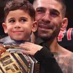 Ilia Topuria et son fils