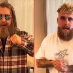 Jake Paul avant et après son déguisement pour l'UFC Noche.