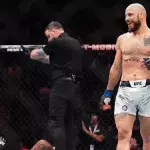 Jean Silva dans la cage de l'UFC
