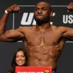 Kamaru Usman à la pesée de l'UFC