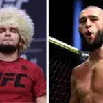 Khabib n'a pas apprécié l'attitude de Khamzat à l'UFC 279. 
