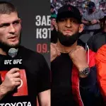 Khabib Nurmagomedov, Khamzat Chimaev et Darren Till