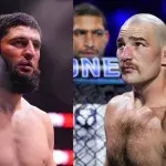 Khamzat Chimaev et Sean Strickland