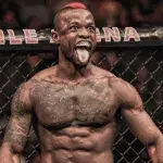 Marc Diakiese dans la cage de l'UFC