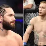 Masvidal et Gaethje dans la cage de l'UFC