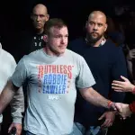 Matt Hughes lors d'une soirée UFC à Saint-Louis en 2018.