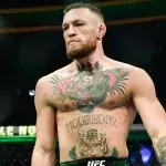 McGregor dans la cage de l'UFC