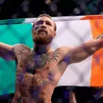McGregor dans la cage de l'UFC