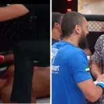 Mehdi Saadi a été félicité par Georges St-Pierre après sa victoire par KO à l'UAE Warriors 47. 