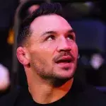 Michael Chandler lors de l'UFC 306 à Riyad.