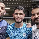 Nassourdine Imavov, Youssef Boughanem et Benoit Saint-Denis. 