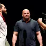 Nate Diaz et Jorge Masvidal se font face sous les yeux de Dana White