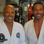 Royce Gracie et Jon Burke. 
