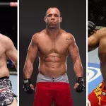 Ruslan Magomedov, Wanderlei SIlva et Paul Daley. 