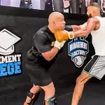 Sparring entre Ciryl Gane et le basketteur NBA Rudy Gobert 