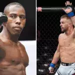 Taylor Lapilus et Cody Stamann dans la cage de l'UFC
