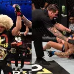 UFC 242Khabib Nurmagomedov soumet Dustin Poirier au troisième round