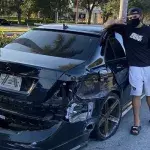UFC  : Mike Perry crash totalement sa Mercedes (PHOTOS)