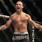 Wanderlei Silva dans la cage de l'UFC