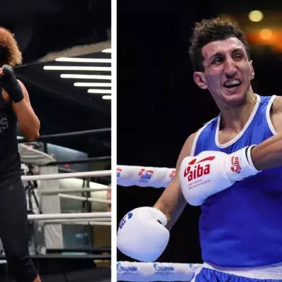 Estelle Mossely et Sofiane Oumiha seront parmi les 8 français à boxer aux JO de Paris 2024. 