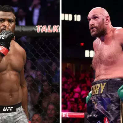 Francis Ngannou et Tyson Fury. 