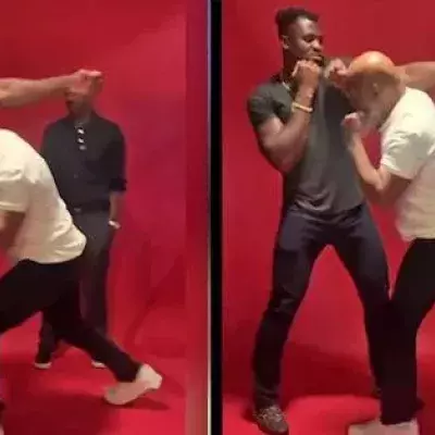 Francis Ngannou & Mike Tyson