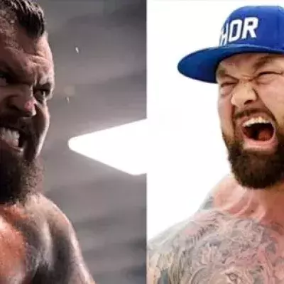 Hafþór Björnsson (La Montagne) et Eddie Hall